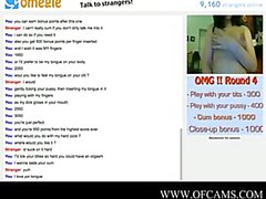 Omegle Playgirl # 2 mädchen Hausfrau str