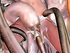 Los tentáculos porno en 3D
