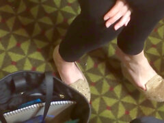 Candid feet, shoeplay