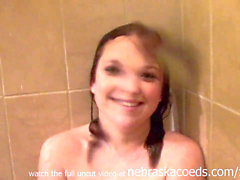 School shower, school flashing, tiny little school giirf my