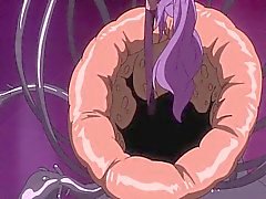 Hentai babe yakalanmış ve canavarları Tentacles tarafından gets