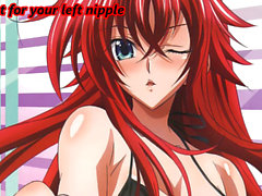 Hentai joi, highschool dxd trials joi, hentai cei