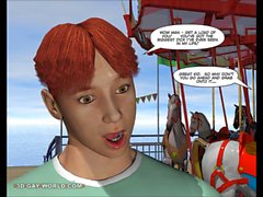 CHARLIE AT THE CARNIVAL: 3D Gay Cartoon Anime Hentai Comics