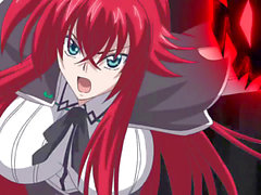 Highschool dxd, high rise invasion anime, rias gremory