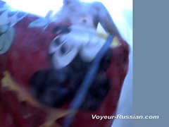 Voyeur REAL dold kamera i Moskva Shower