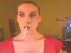 smoking tranny bitch