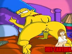 Cartoon Simpsons Porno Porn Marge Masturbate