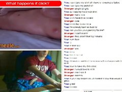 Cute Ragazza a Omegle mi rende di sperma masturbarsi con le Dildo di vetro