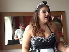 Maid, bbw lingerie, british bbw girl