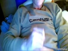 Danés Sexy Boy - Webcam Show Con Cumshot On Belly & Hand (Boyztube)