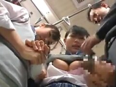 Metro taciz yaşlı erkekler lezzetli Asya Japon kızları