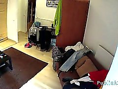 Big dicked guy fucks maid in hotel room