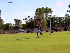 De Nueva alta de Jock del fútbol Jay Bloomer