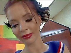 Jessi Palmer cheerleader handjob