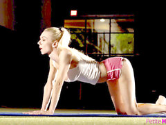 Athletic girl, gym