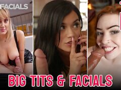 Top 10 Big Tits Facials - Huge Tits And A Lot Of Facials - Scarlett Snow , Crystal Rush, Skylar Snow