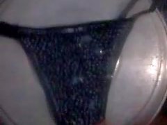 Cum in pantie of my... 10-16-2016